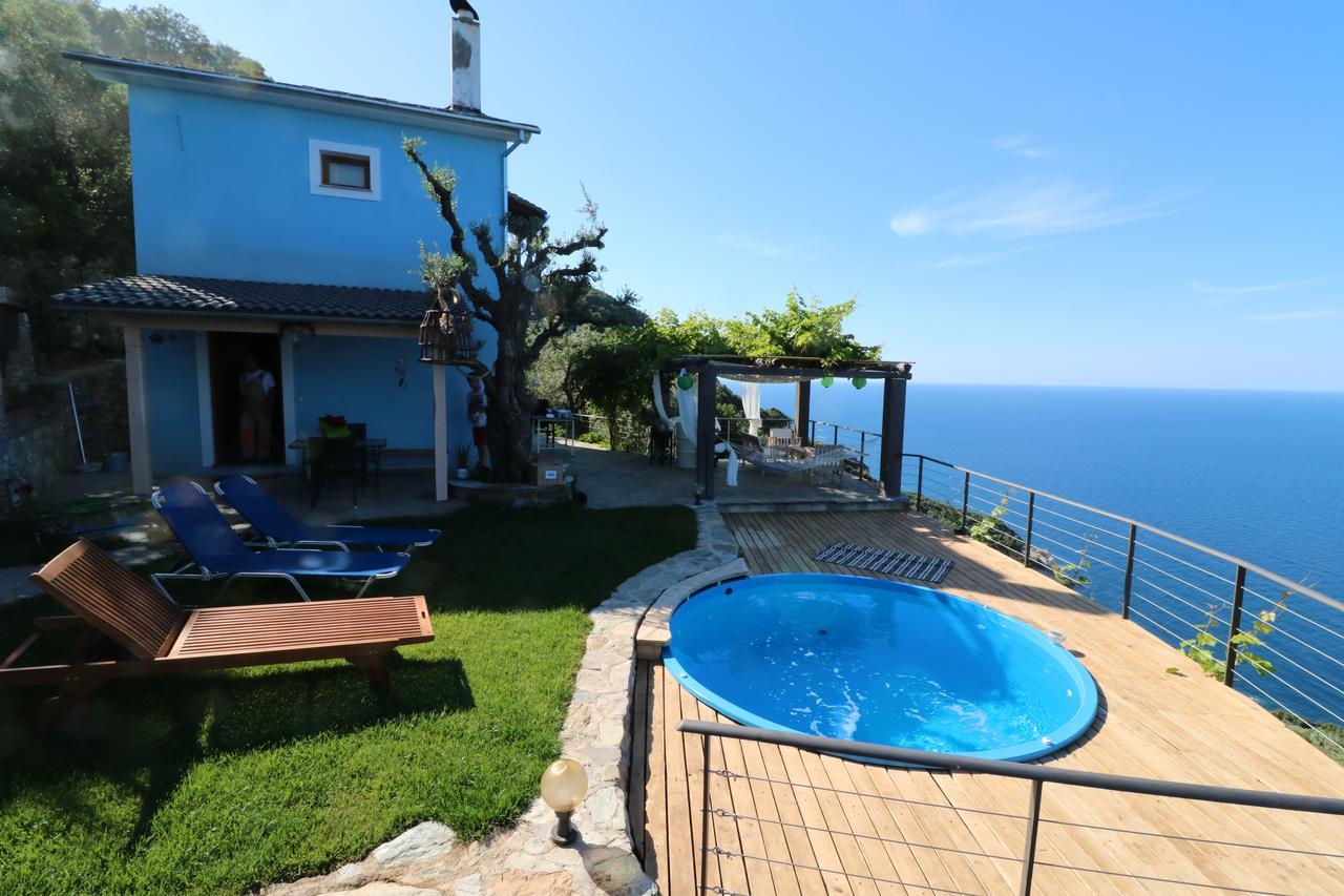 Fakistra'S Blue House Villa Tsagkarada Buitenkant foto
