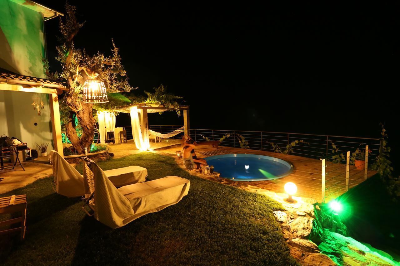 Fakistra'S Blue House Villa Tsagkarada Buitenkant foto